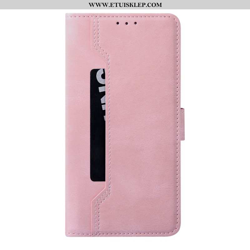 Etui Folio do Samsung Galaxy S22 Ultra 5G Posiadacz Karty Z Przodu